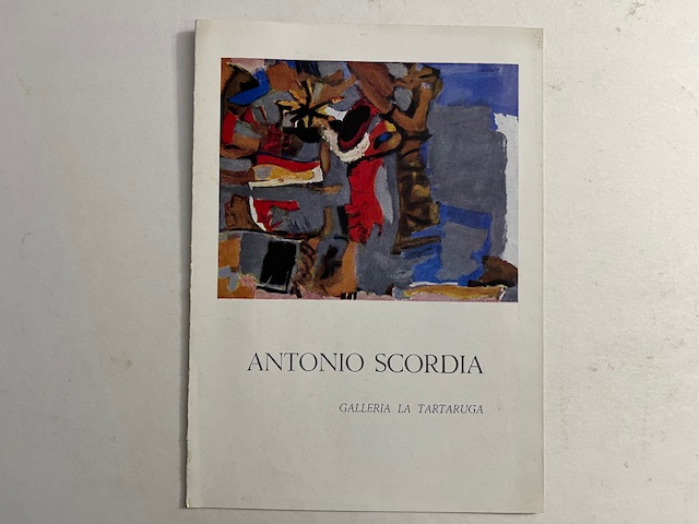 Antonio Scordia. Galleria La Tartaruga, da giovedì 7 febbraio 1957 (pieghevole d'invito)